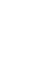 Logo Savaden carré - tracé blanc fond transparent